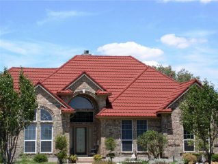 彩石金屬瓦之圓弧瓦